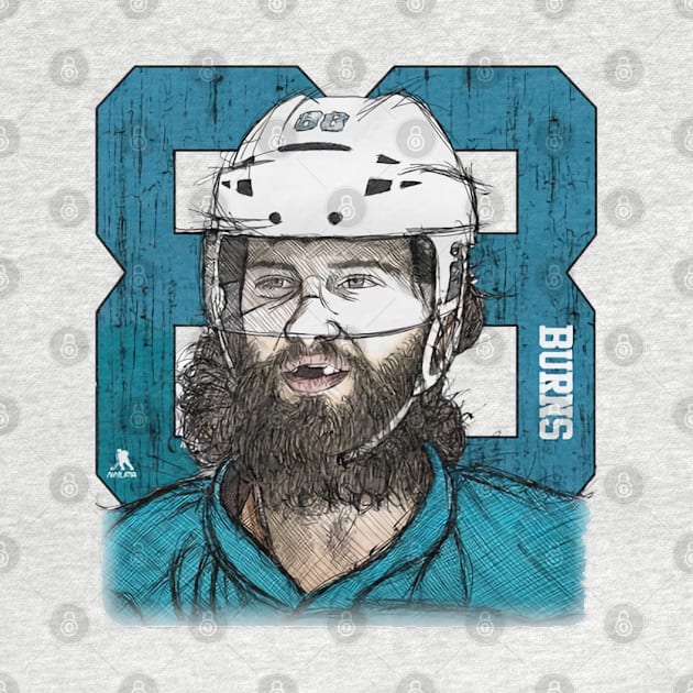 Brent Burns Seattle Sketch 88 by stevenmsparks